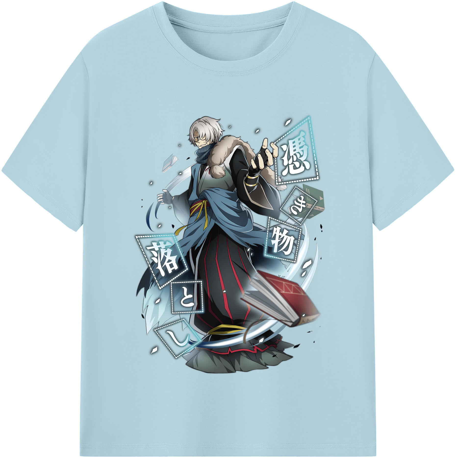 （画像用） 文豪ストレイドッグス Bungo Stray Dogs 綿100％半袖Tシャツ（フロントプリント）